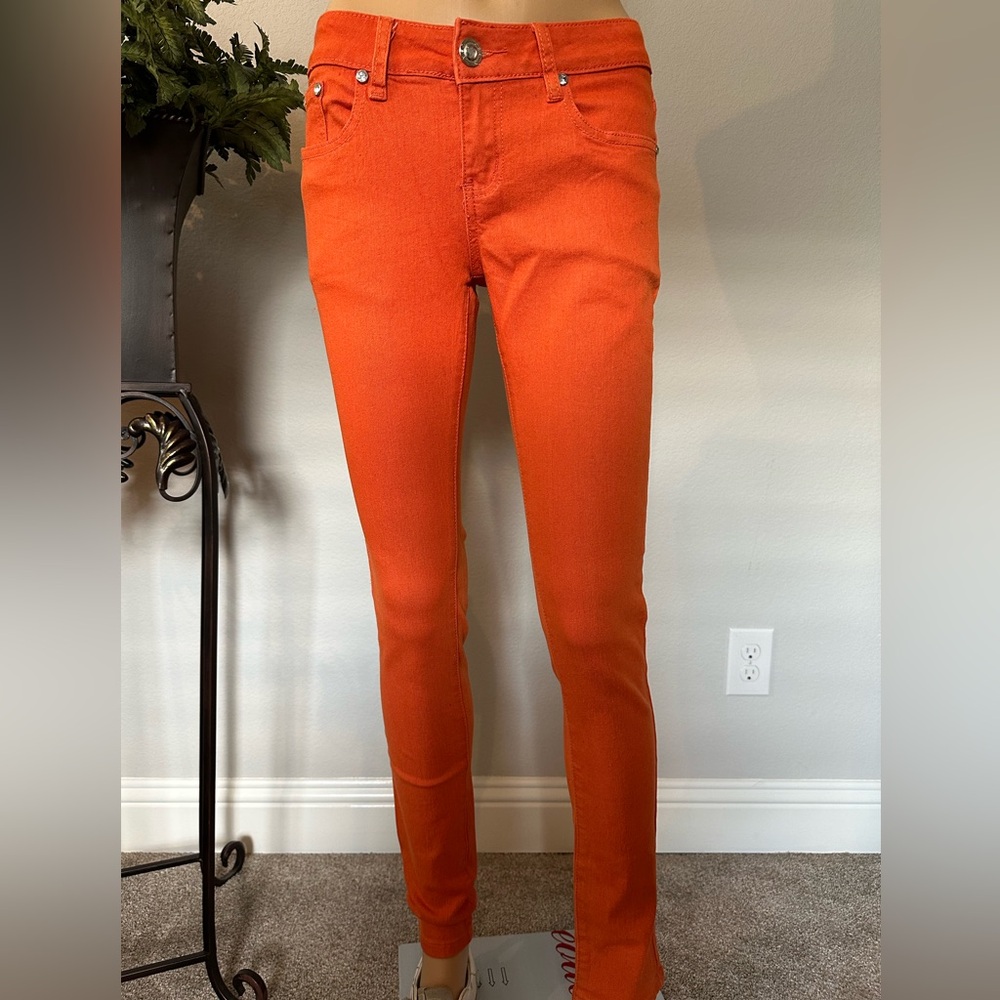 Orange Denim Jeans Size 5
